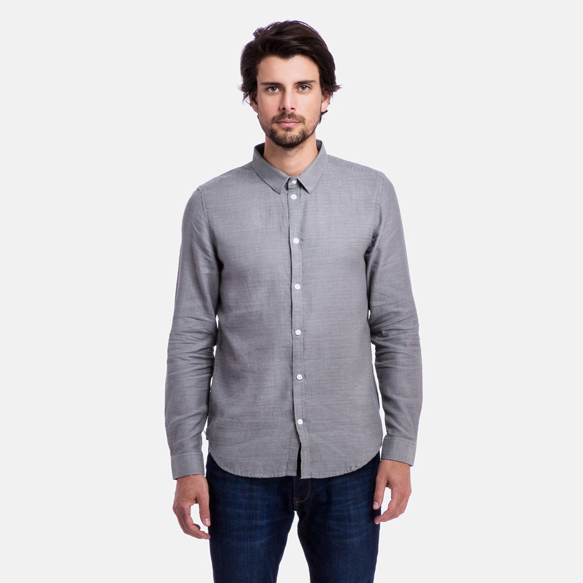 Damon Shirt – Heavy Grey White Cheap Monday Shirts | Superbalist.com