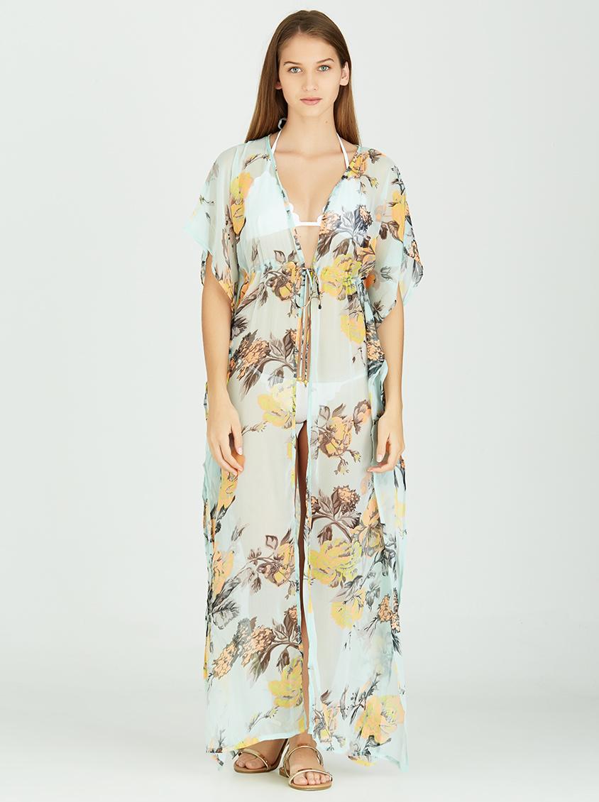 open front maxi