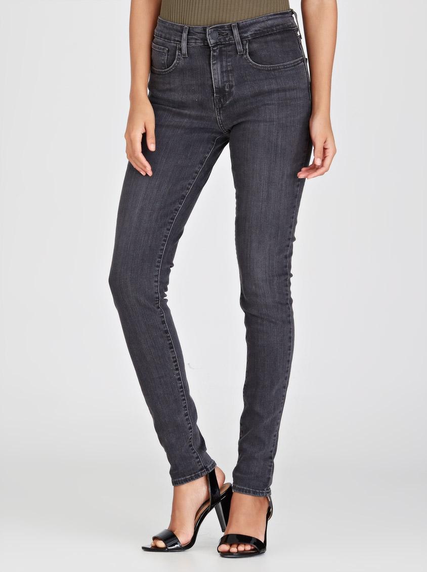 dark grey high waisted skinny jeans