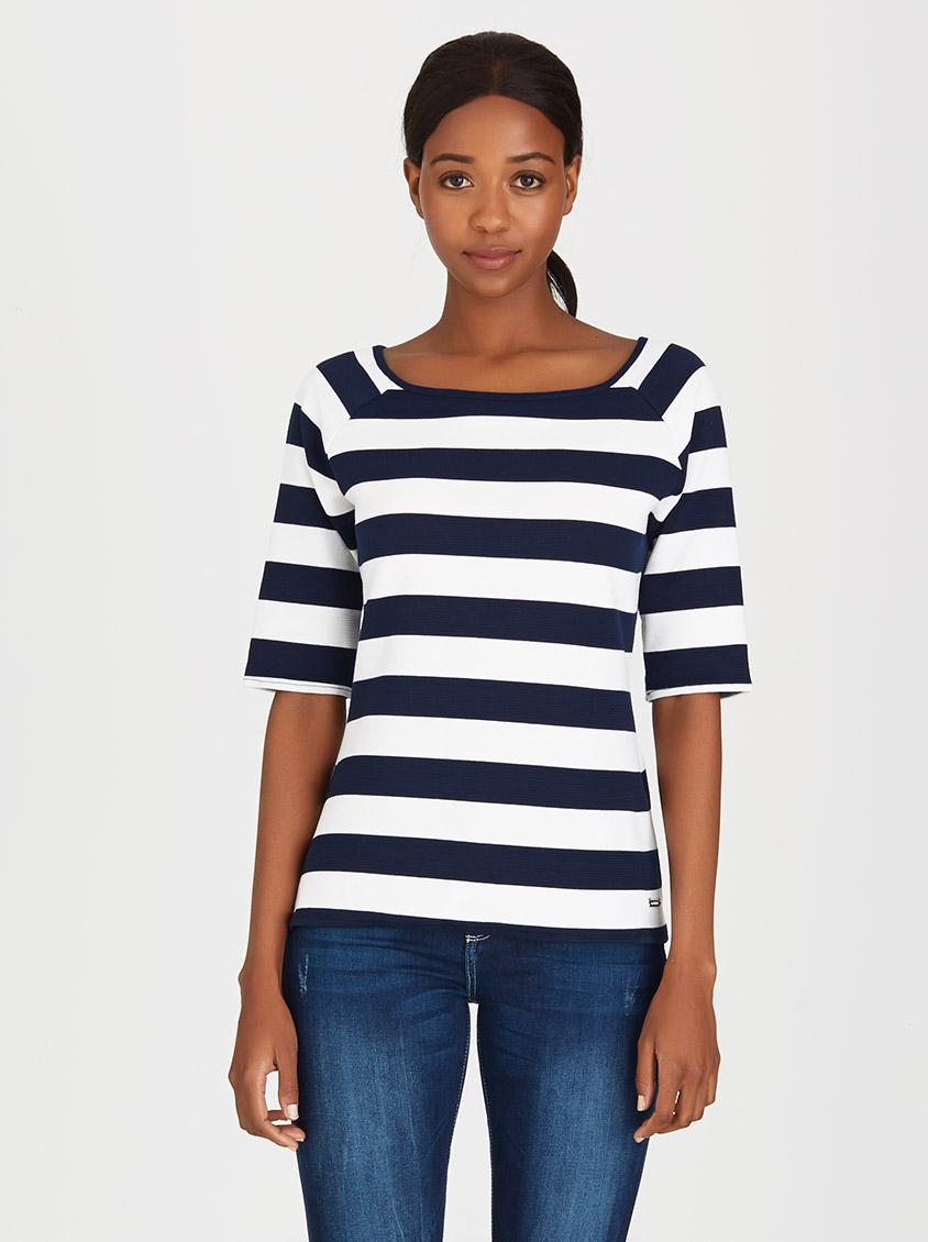 Stripe Boatneck Blue and White G Couture Blouses | Superbalist.com