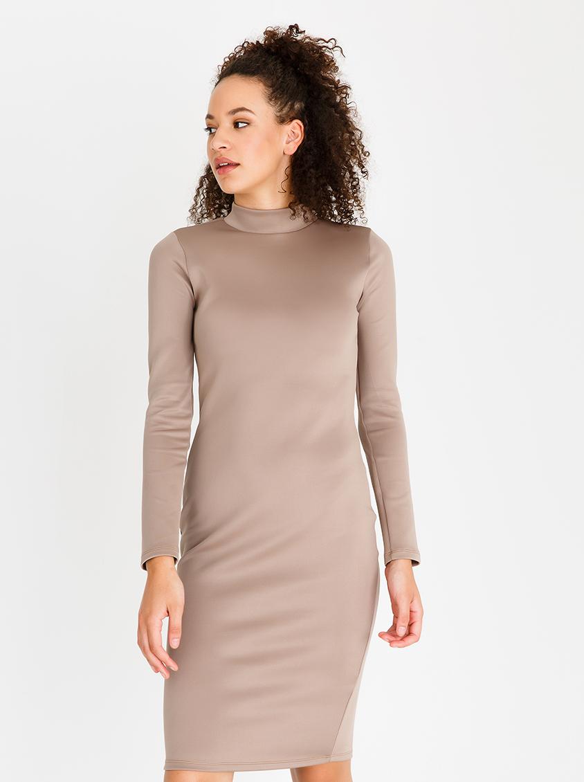 taupe dress casual
