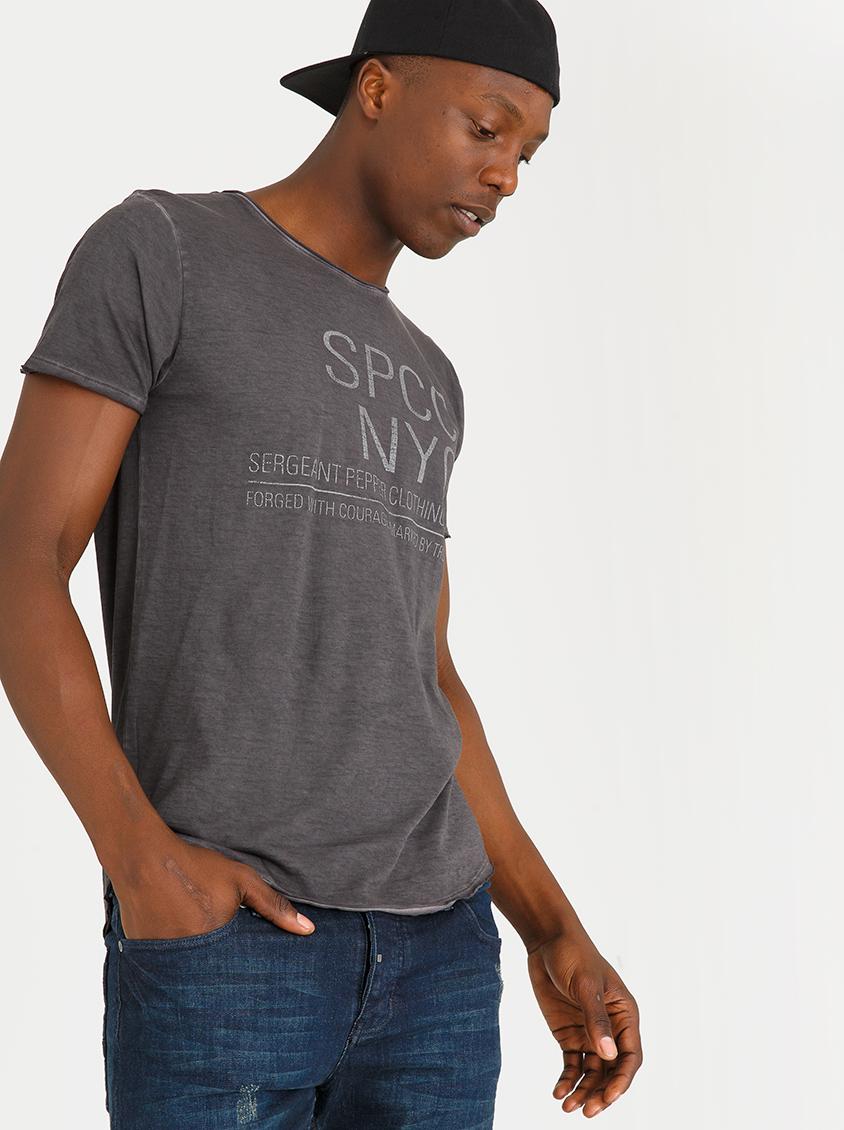 SPCC NYC Graphic Tee Charcoal S.P.C.C. T-Shirts & Vests | Superbalist.com