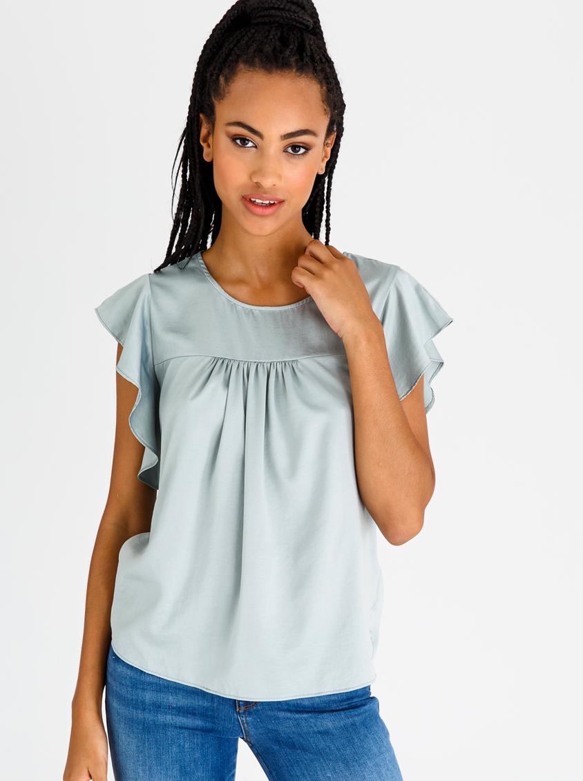 frilly blouses uk