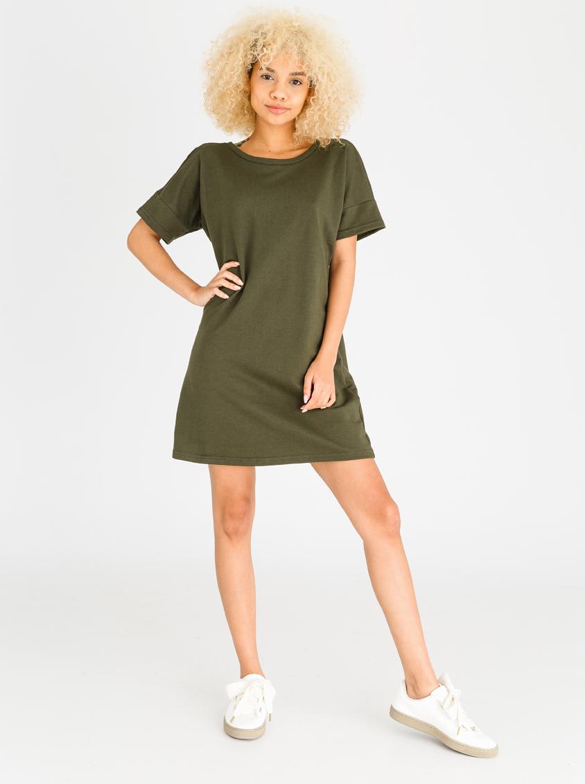 Lace-up Sweater Dress Dark Green c(inch) Casual | Superbalist.com