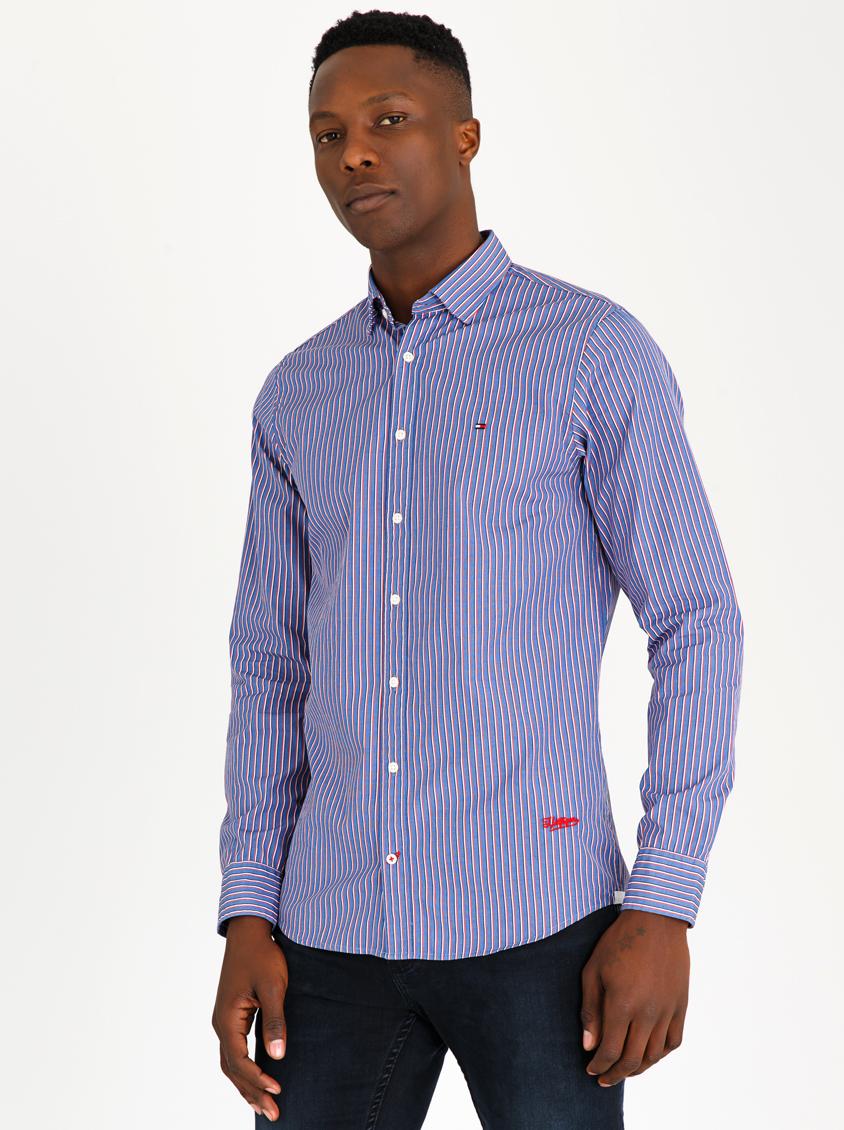 Slim fit Radiant Stripe Shirt Blue Tommy Hilfiger Shirts | Superbalist.com