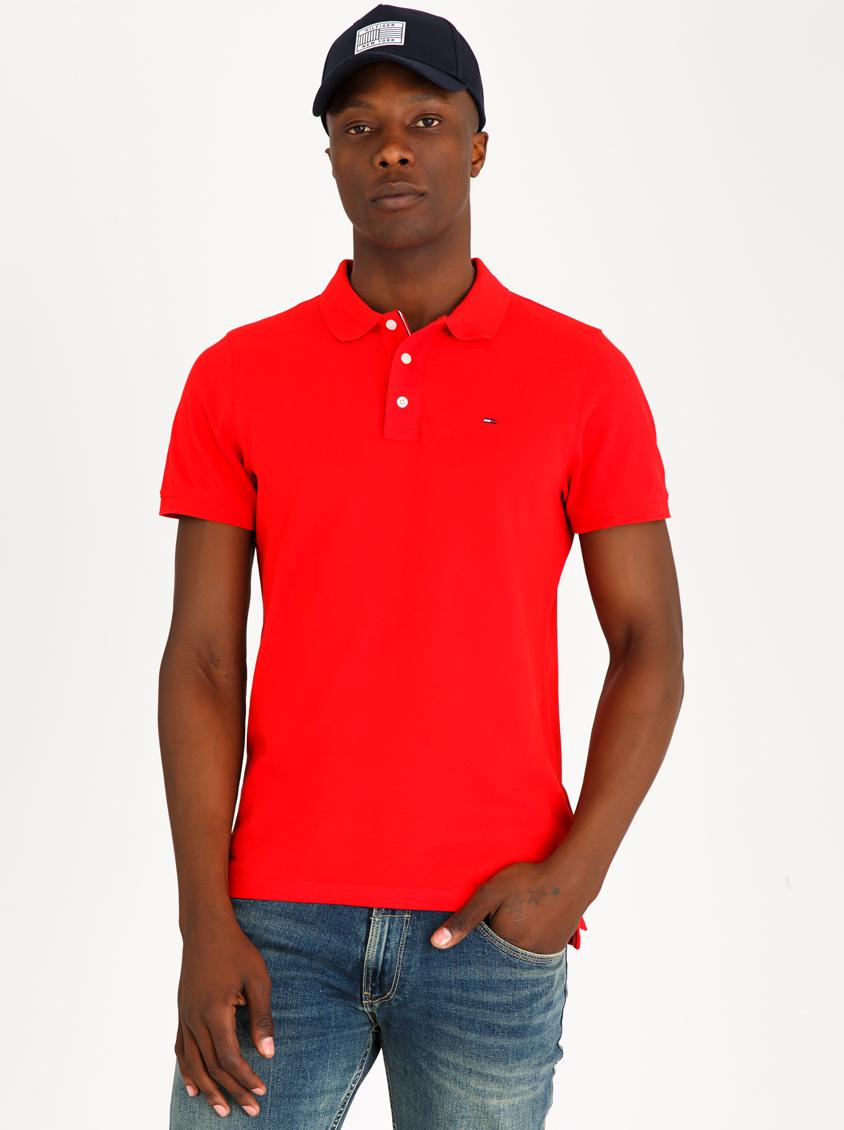 Basic Polo Golfer Red Tommy Hilfiger T-Shirts & Vests | Superbalist.com