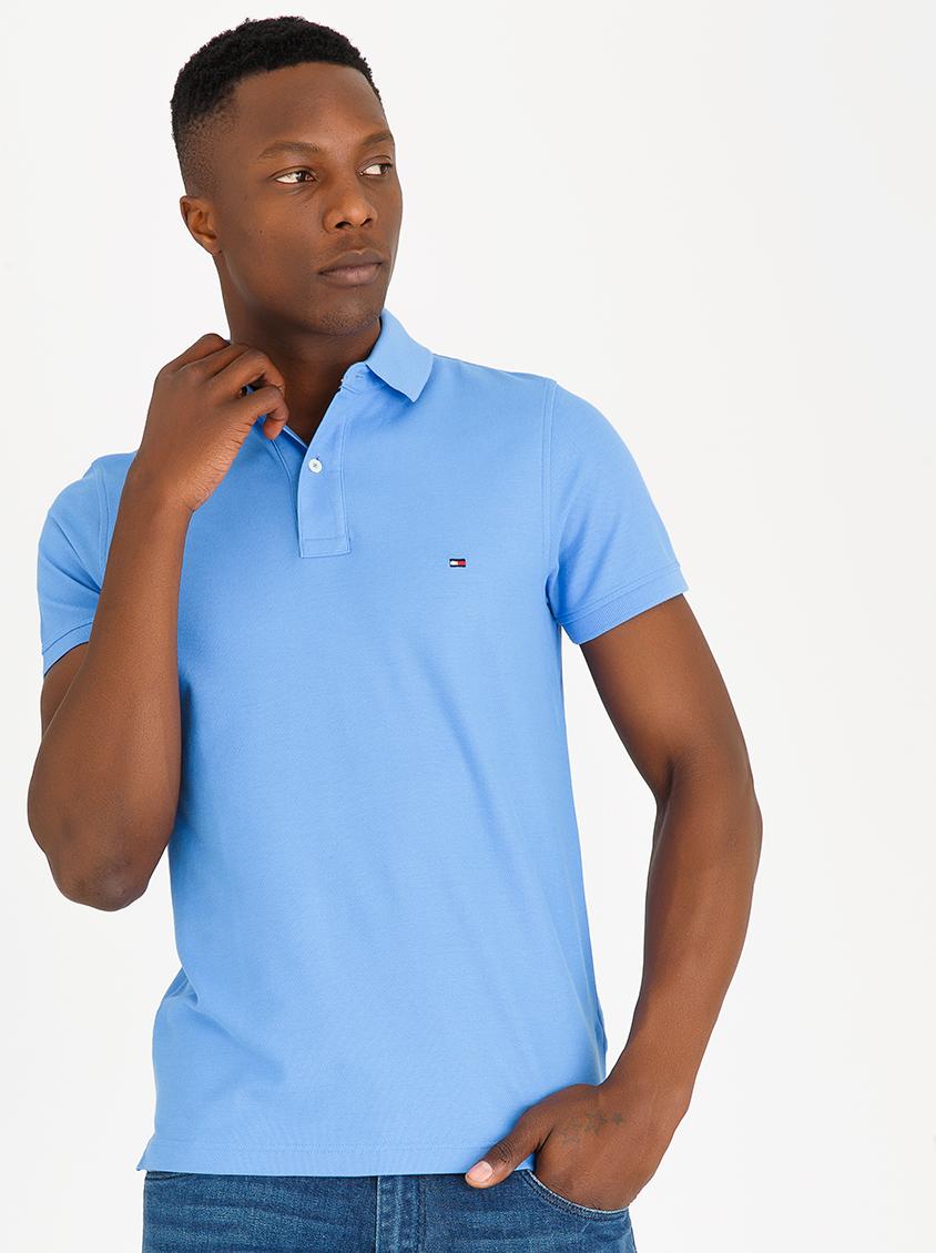 Slim Fit Polo Golfer Blue Tommy Hilfiger TShirts & Vests