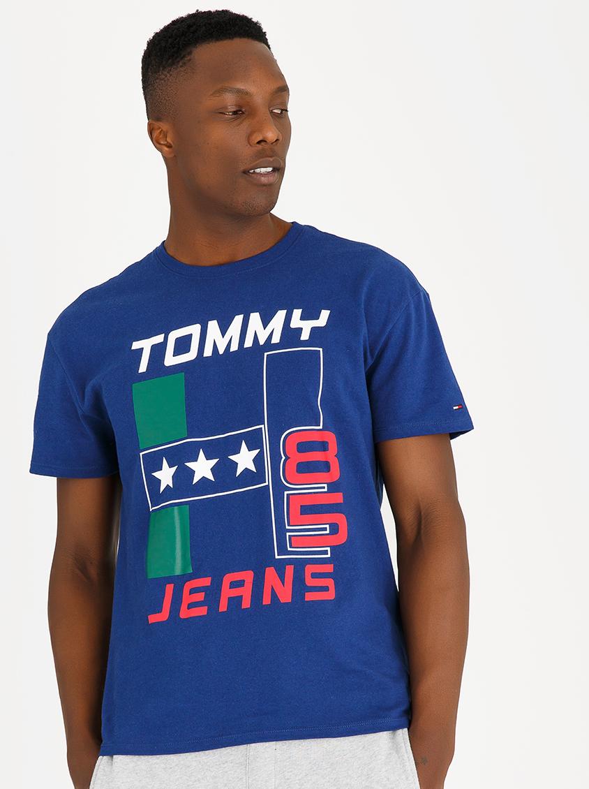 Tommy Hilfiger Blue Cotton Men T-Shirt main image 1