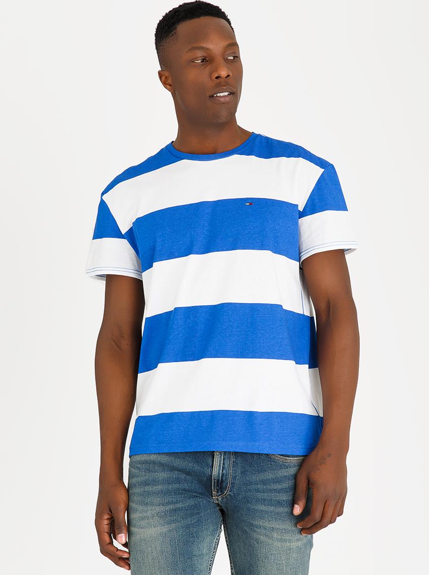 Race Stripe Tee Blue and White Tommy Hilfiger T-Shirts & Vests ...