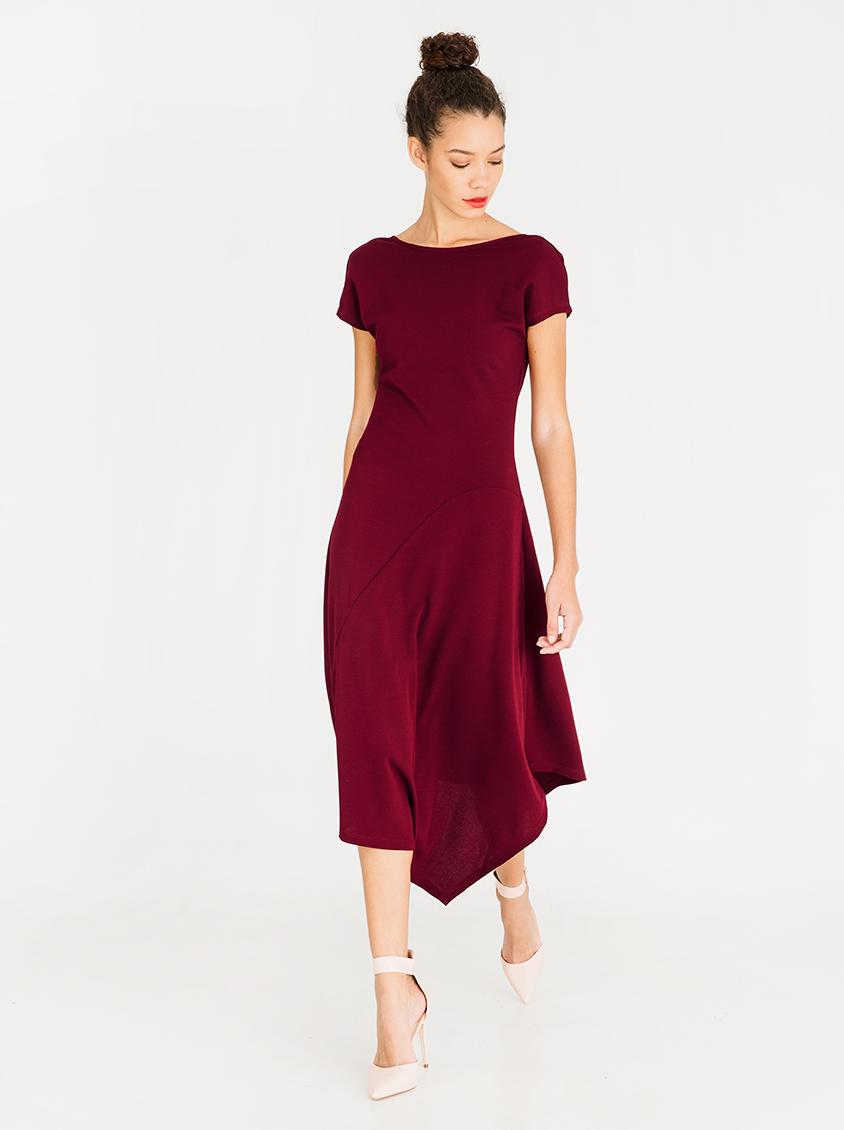 burgundy traditional attire