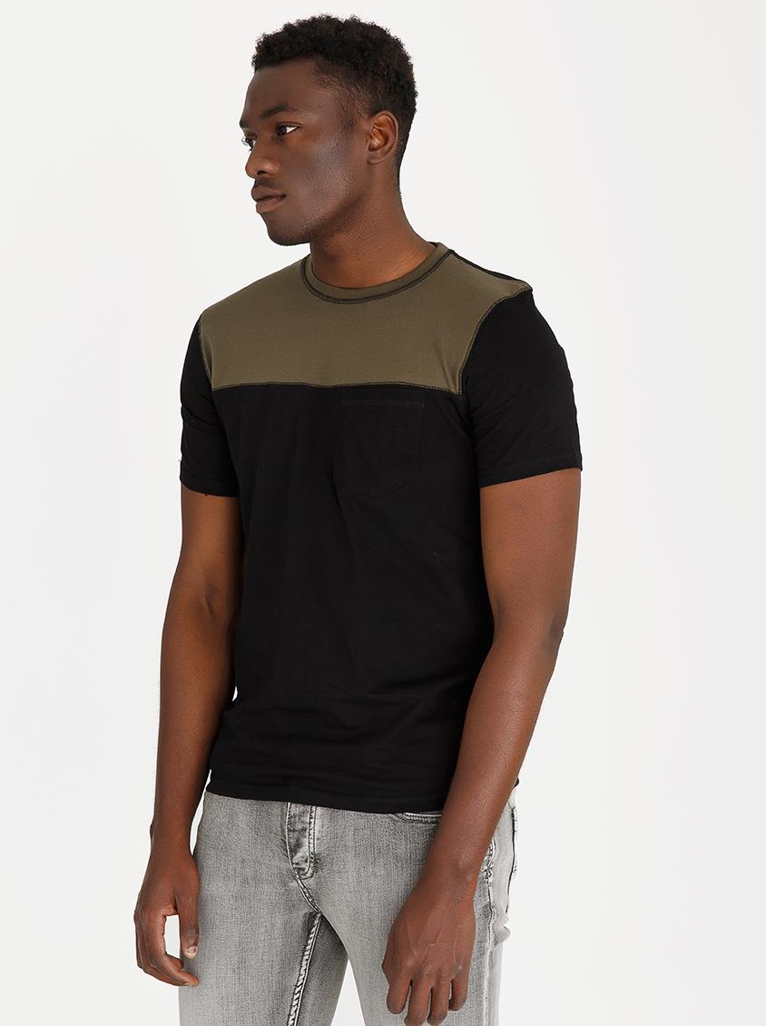 Download Colourblock T- shirt Black STYLE REPUBLIC T-Shirts & Vests ...