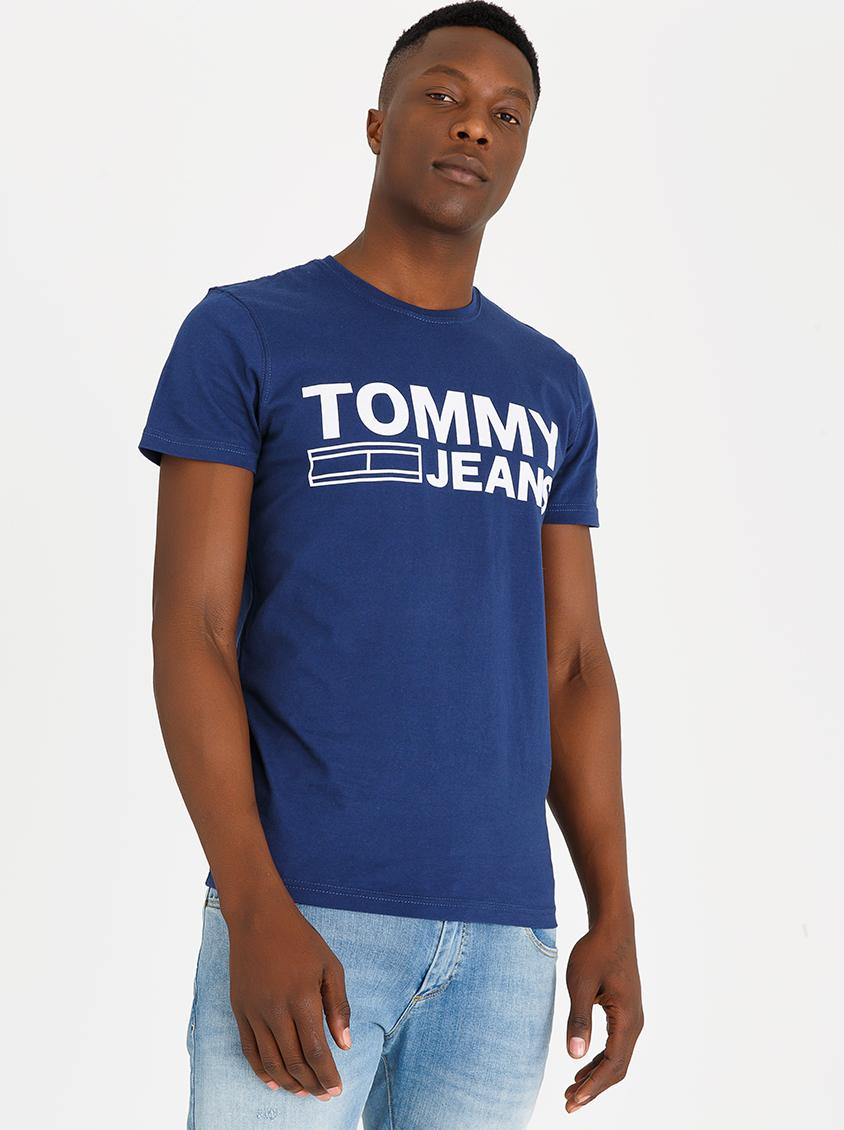 Tommy Jeans Basic T-shirt Blue Tommy Hilfiger T-Shirts & Vests