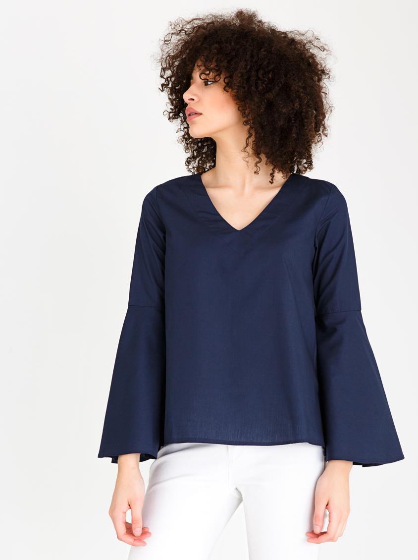 Tunic with Bell Sleeve Navy edit Shirts | Superbalist.com
