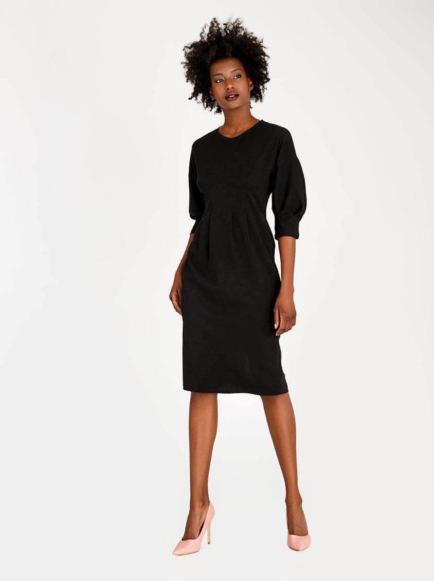 3/4 Lantern Sleeve Dress Black edit Formal | Superbalist.com
