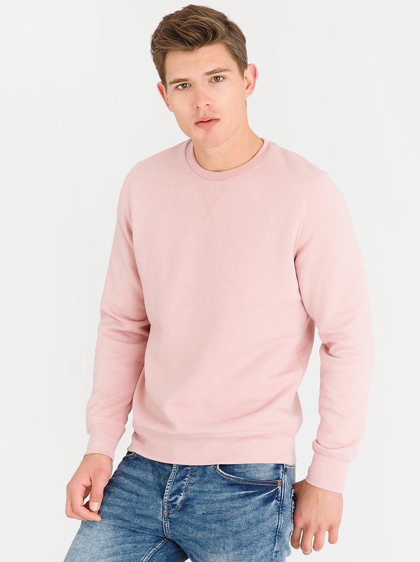 Download Jonest Crew Neck Sweatshirt Pale Pink Brave Soul Hoodies ...