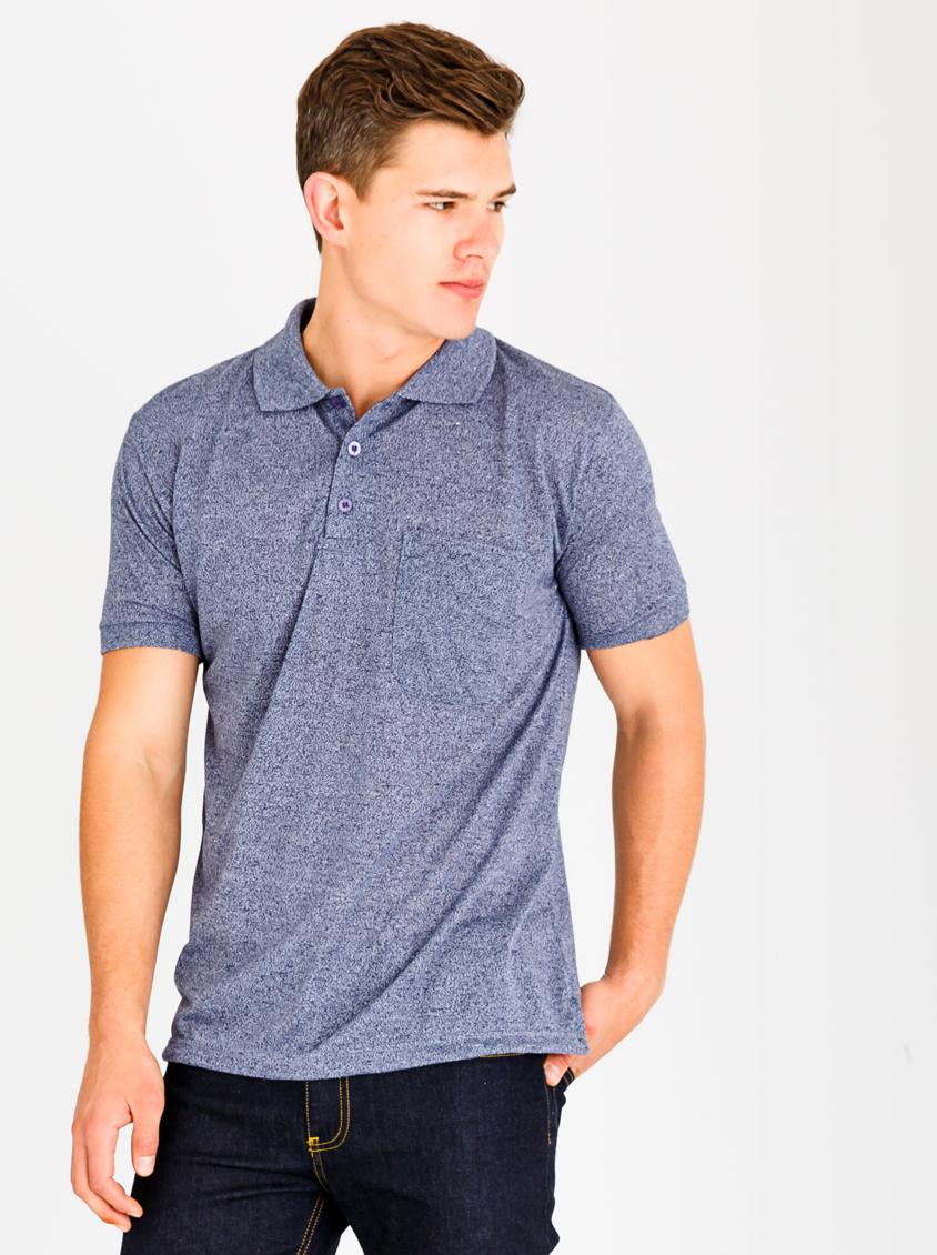 Pocket Detail Golfer Dark Blue STYLE REPUBLIC T-Shirts & Vests ...