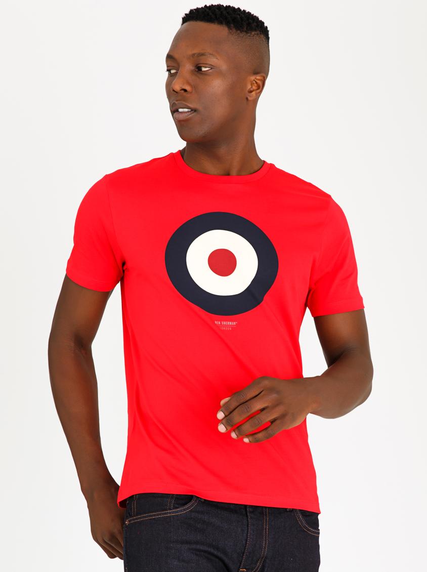 Target Cotton Tee Dark Red Ben Sherman T-Shirts & Vests | Superbalist.com