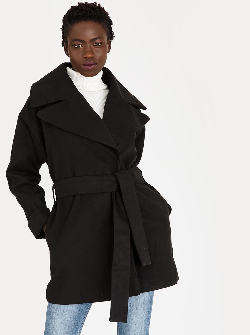 Oversized Wool-like Coat Black edit Coats | Superbalist.com