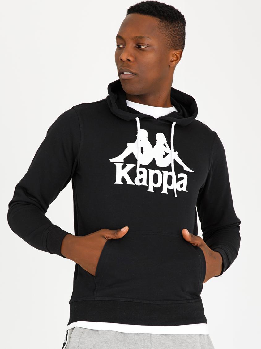 Authentic Hoody - Black and White KAPPA Hoodies, Sweats & Jackets ...