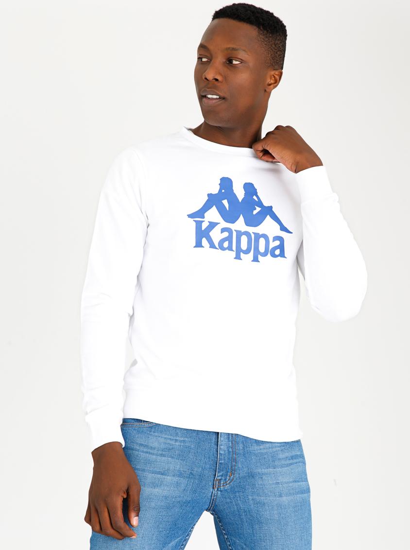 white kappa sweatpants
