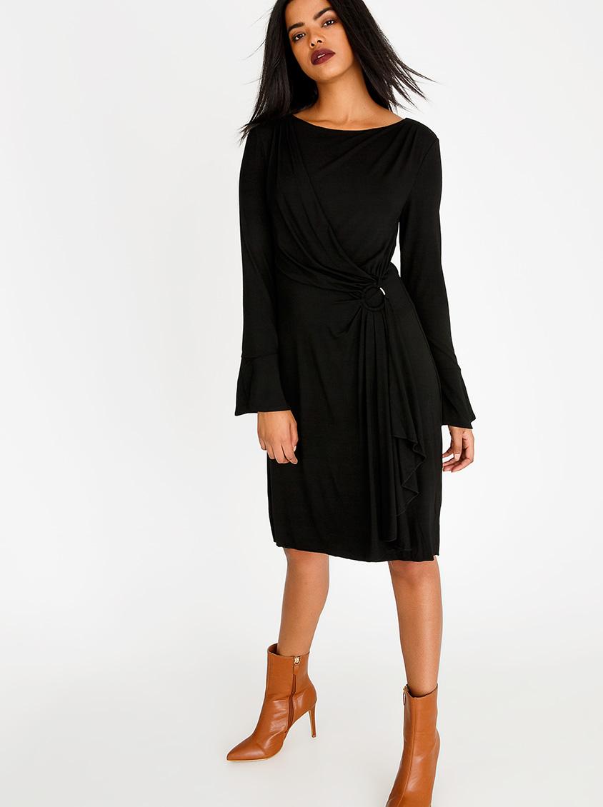 Mock Wrap Dress Black G Couture Casual | Superbalist.com