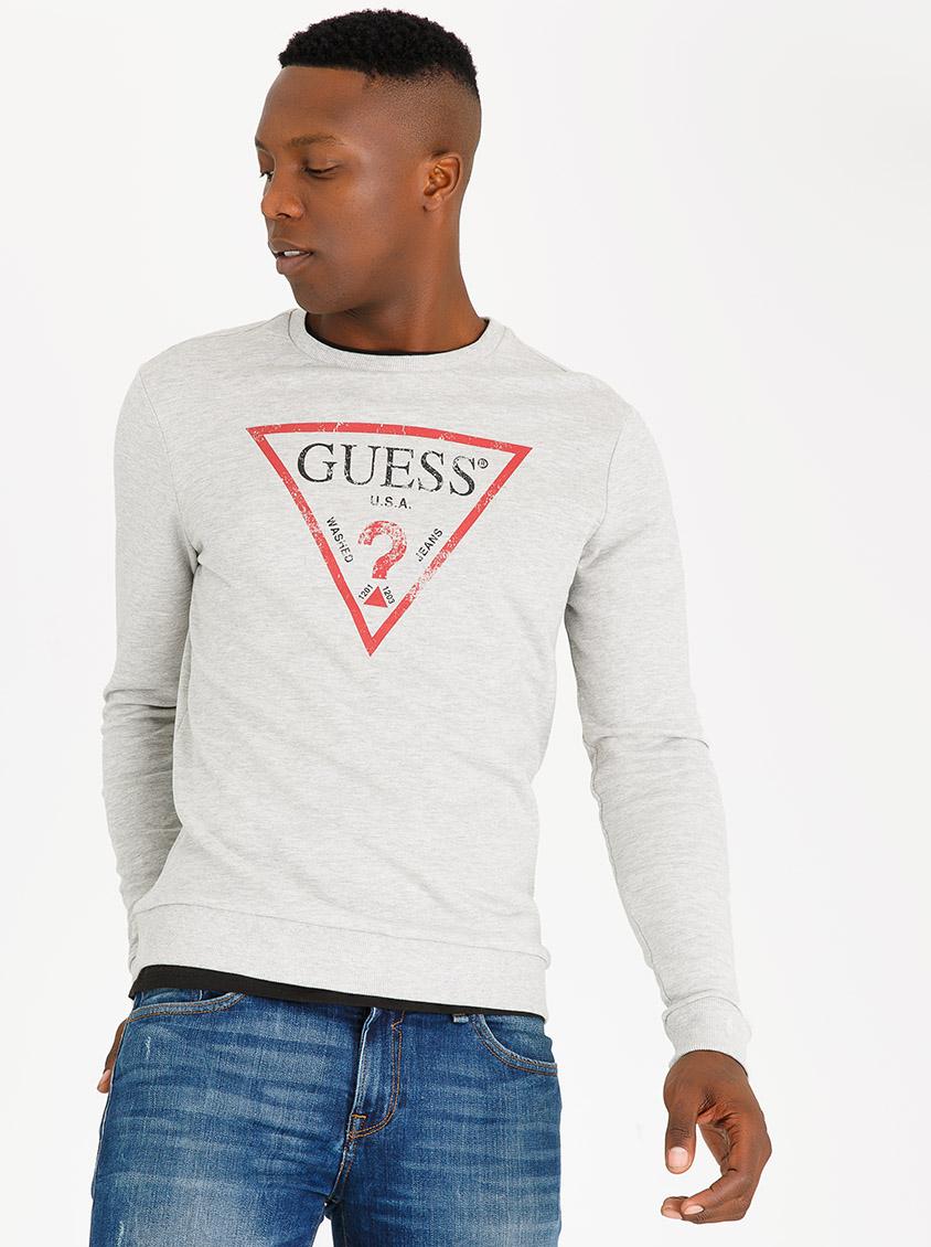 guess grey sweatshirt