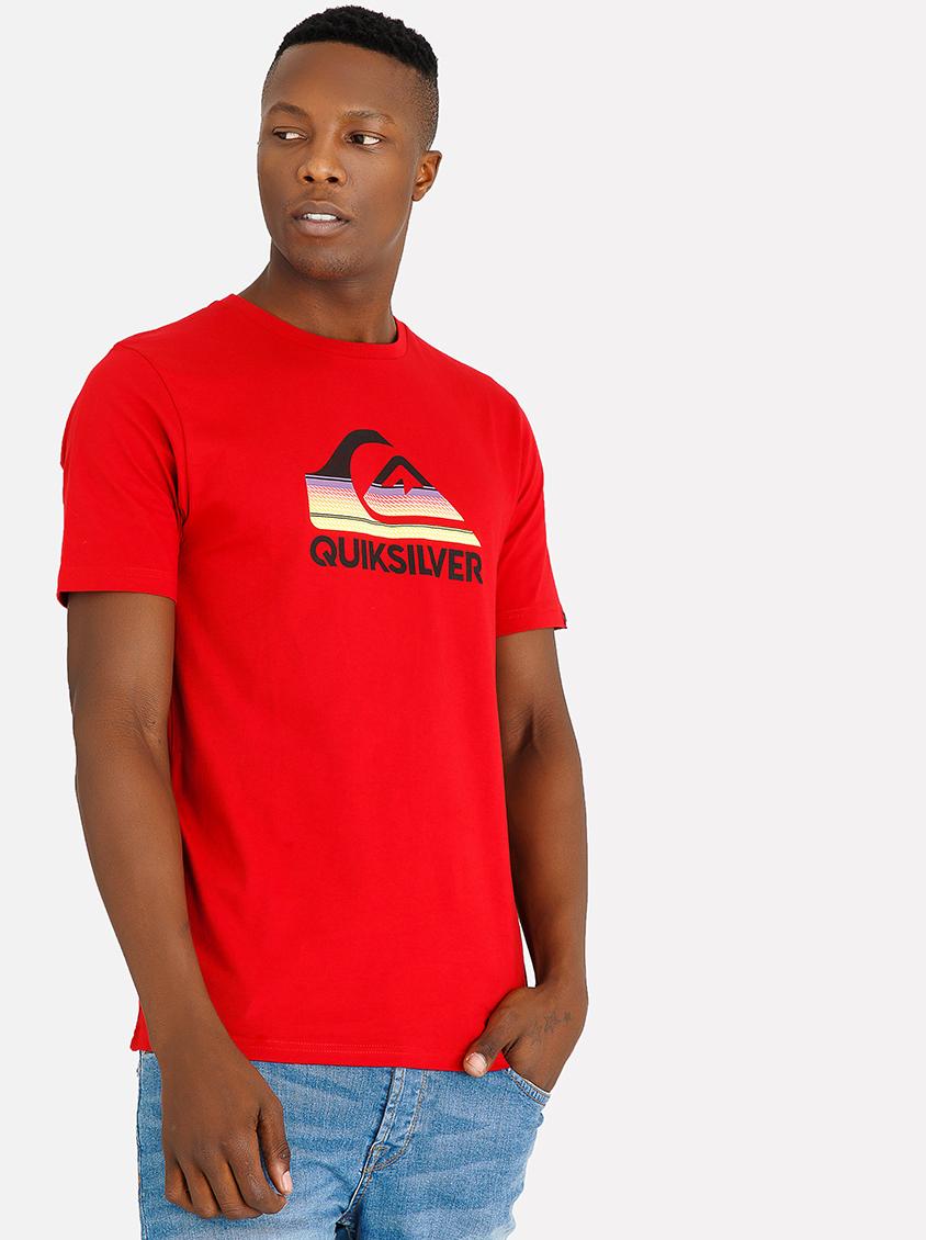 Waves Ahead Printed Tshirt Red Quiksilver T-Shirts & Vests ...