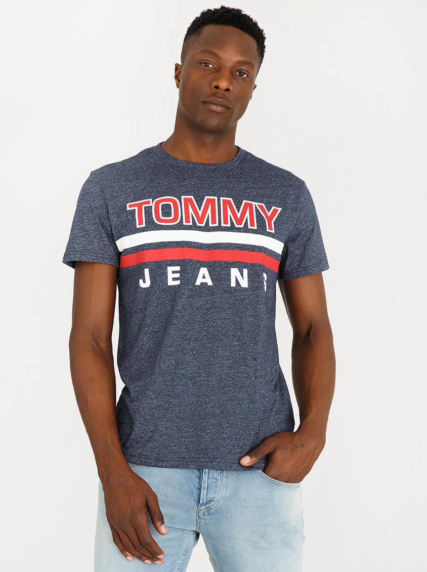 Stripe Tee Black Tommy Hilfiger T-Shirts & Vests | Superbalist.com