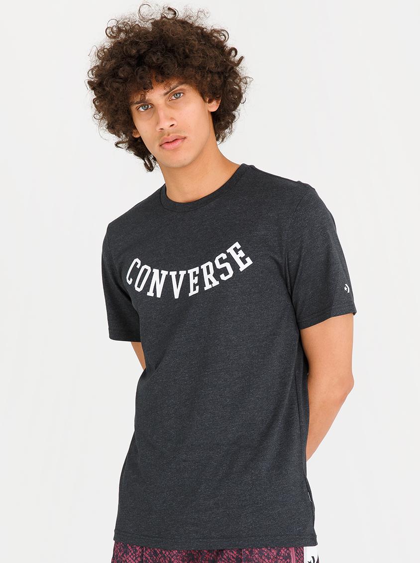 Converse Reverse Athletic Arch Tee Black Converse T-Shirts & Vests ...