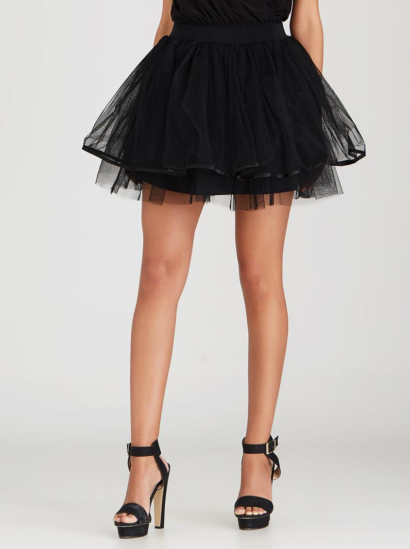 Tulle Mini Skirt Black Boohoo Skirts | Superbalist.com