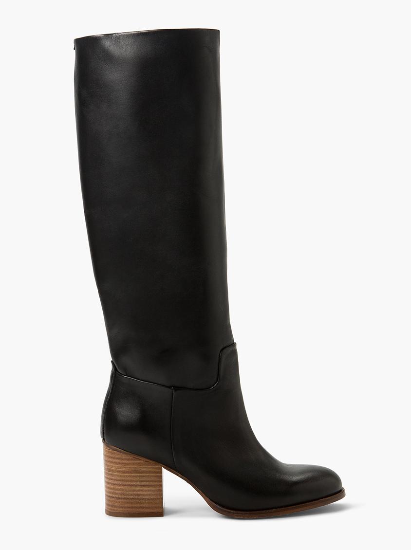 platform boots with tall leg mango