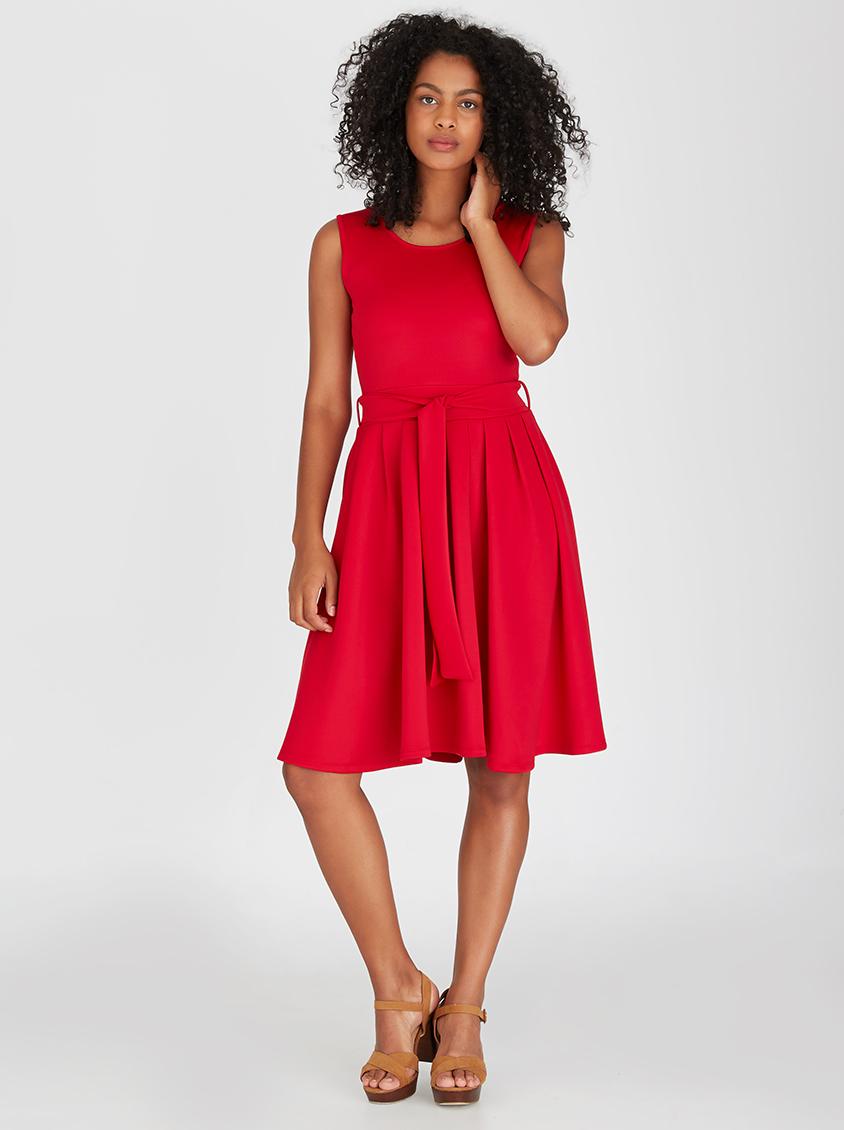 Fit and Flare Dress Red STYLE REPUBLIC Formal | Superbalist.com