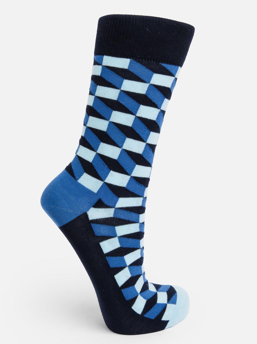 blue happy socks