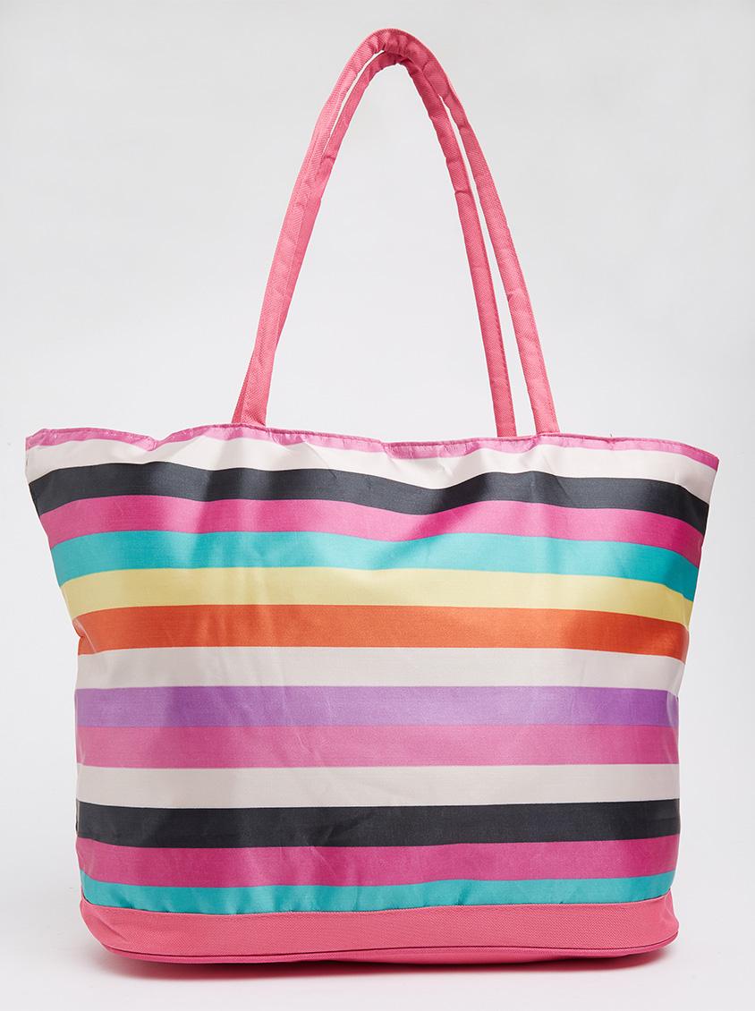 Striped Beach Bag Multi-colour Joy Collectables Bags & Purses ...