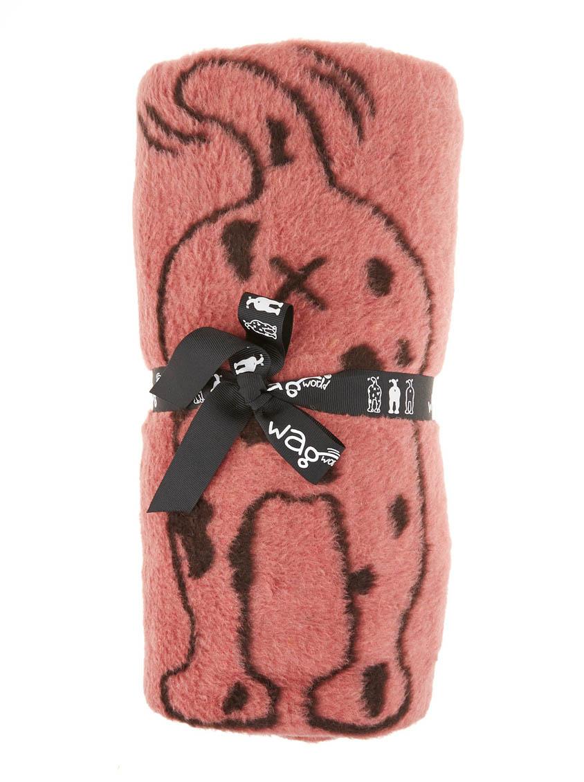 Pet blankie in chocolate brown and pink Wag World Formal Shoes ...