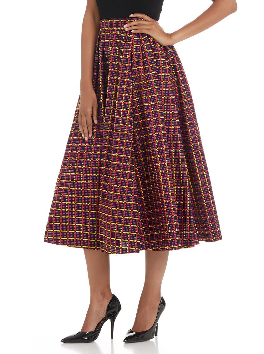High-waisted mid-calf skirt Multi-colour Loin Cloth & Ashes Skirts ...