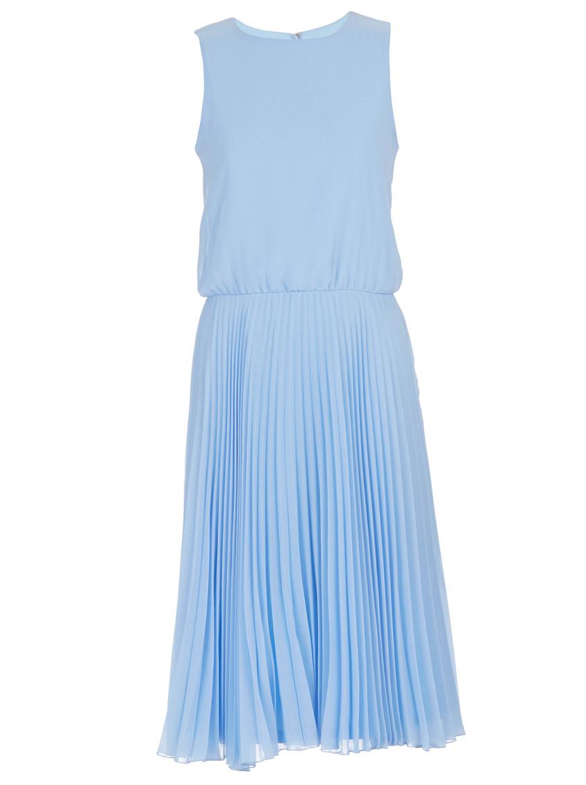Pleated Smart Dress Pale Blue edit Formal | Superbalist.com