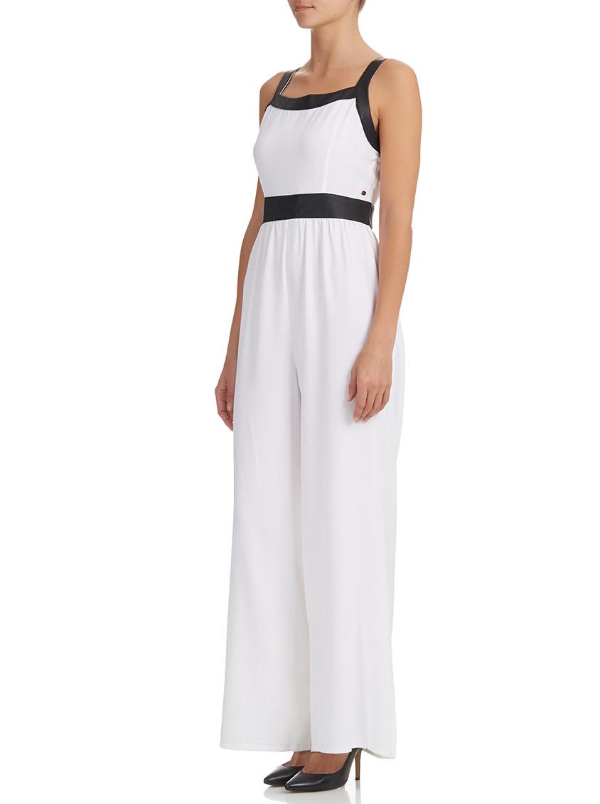 Flavia Sleeveless Jumpsuit Black/White GUESS Jumpsuits & Playsuits ...