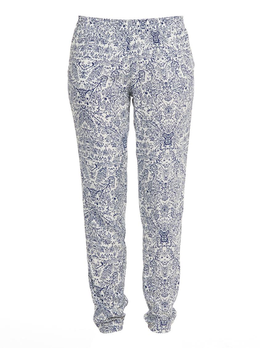 blue pants white stripes