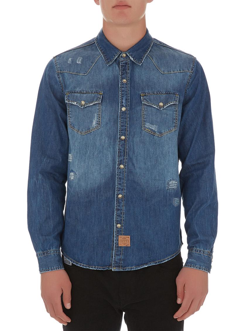 Oliver Denim Shirt Dark Blue Cutty Shirts | Superbalist.com