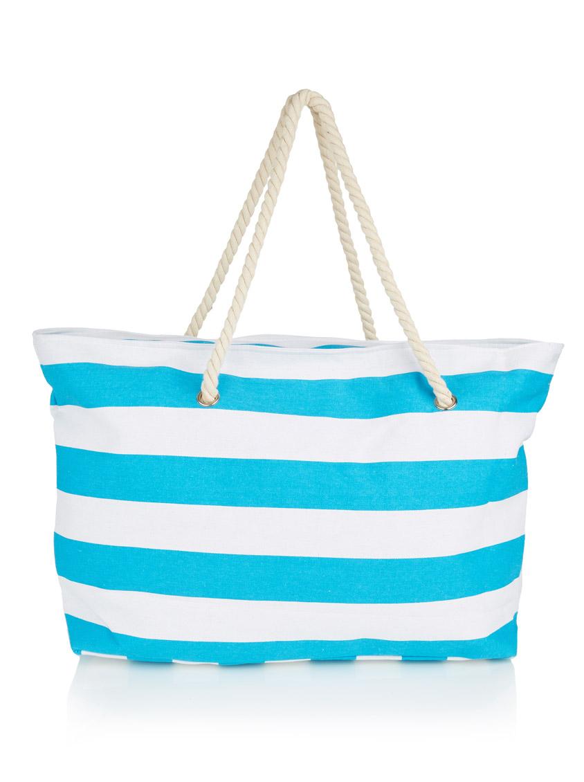 Striped Beach Bag Turquoise edge Bags & Purses | Superbalist.com