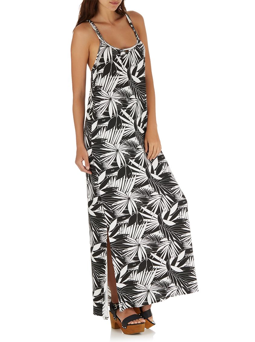 Sunny Daze Maxi Black And White Roxy Casual