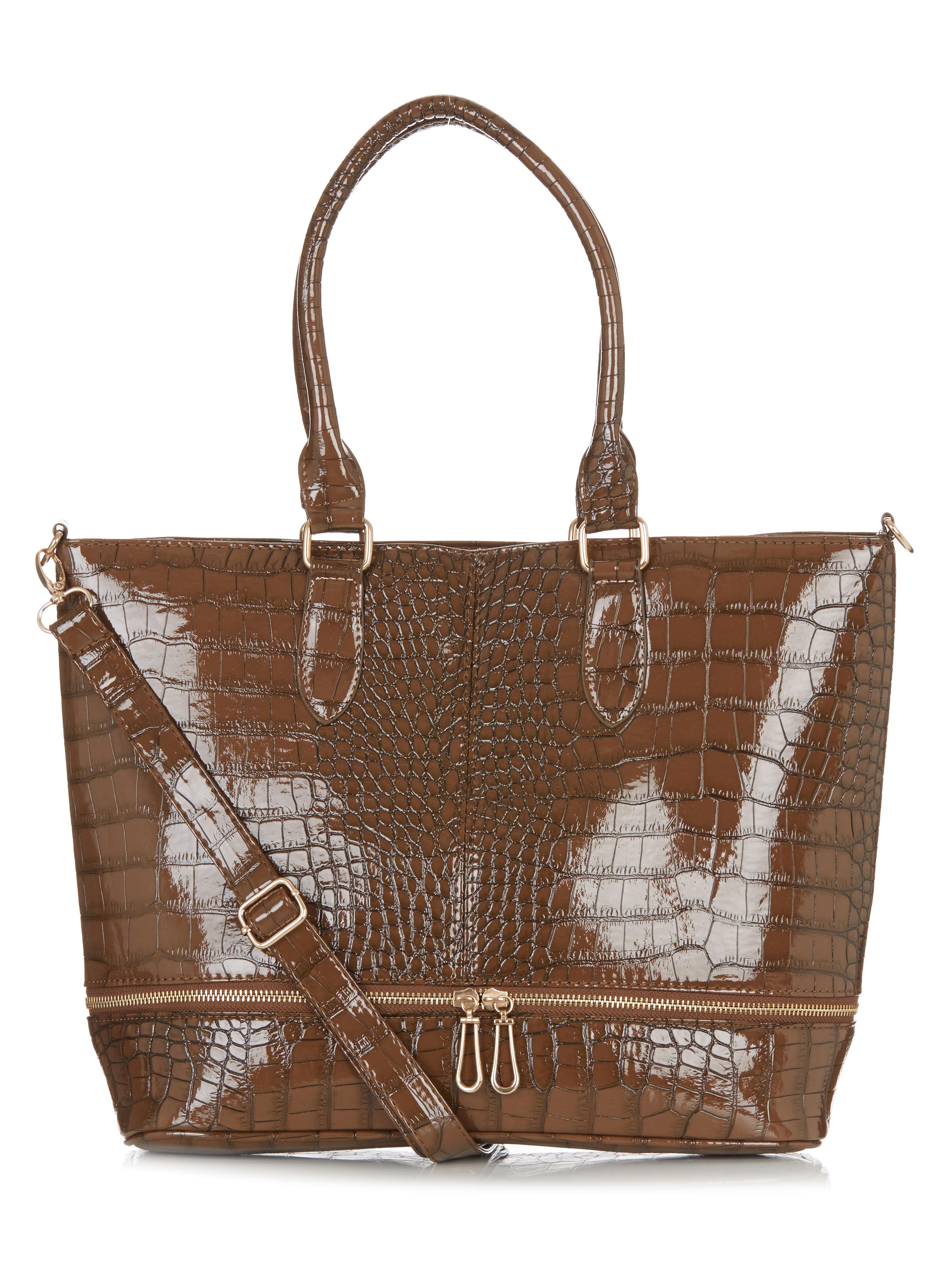Croc Handbag Tan Dazzle Bags & Purses | Superbalist.com