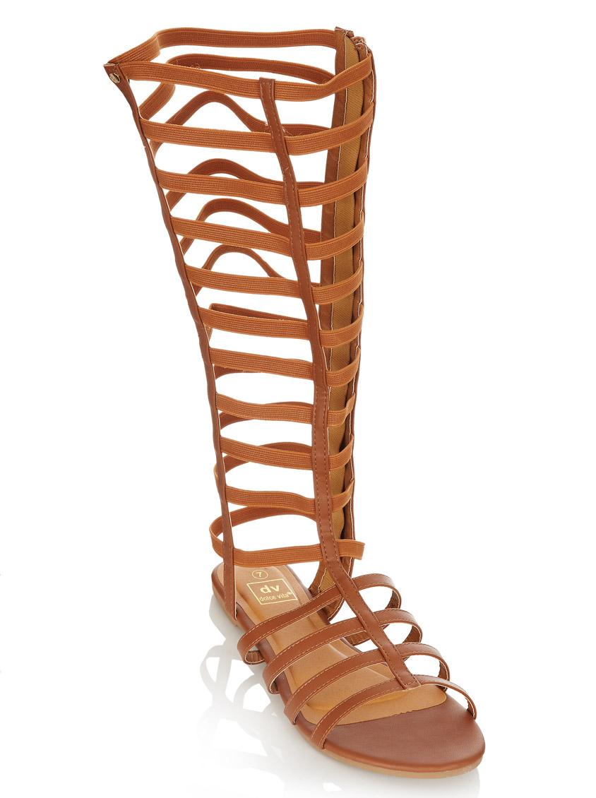 camel colored gladiator sandals