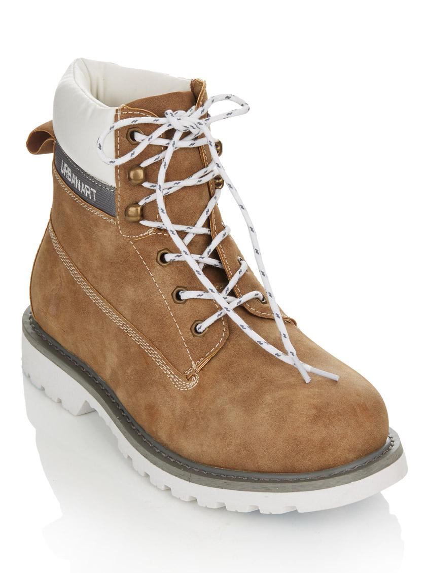 the modern utility lace up boot