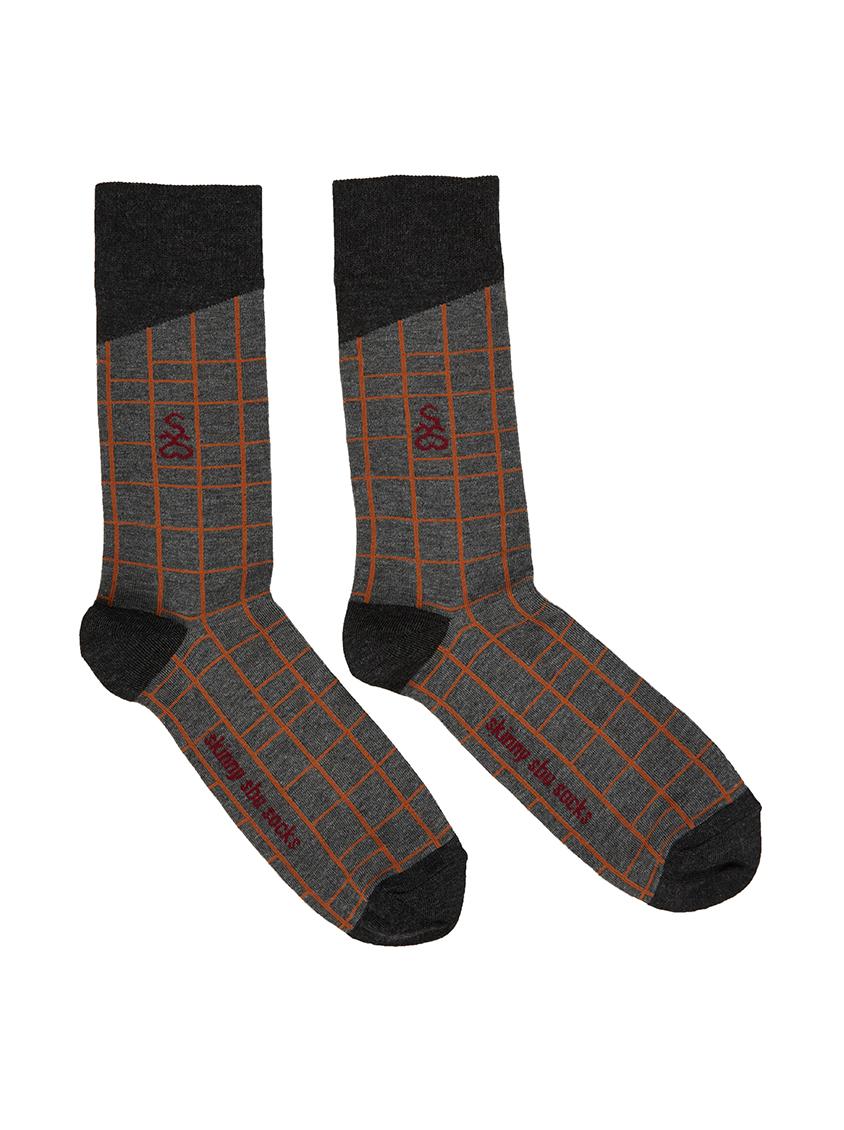 Double Black Collection Design 06 Black Skinny Sbu Socks Socks ...