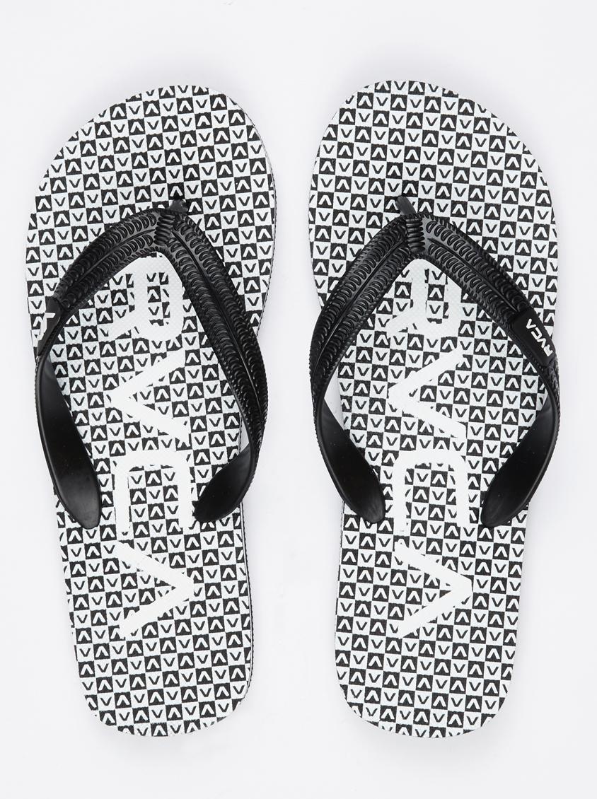 Trench Town Sandal Black and White RVCA Shoes | Superbalist.com