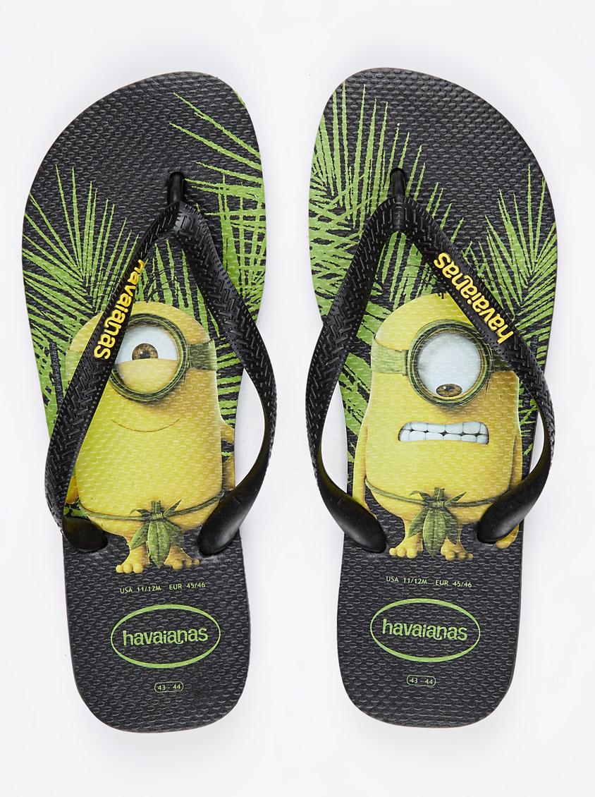  Minions  Flip  Flops  Black Havaianas Sandals Flip  Flops  