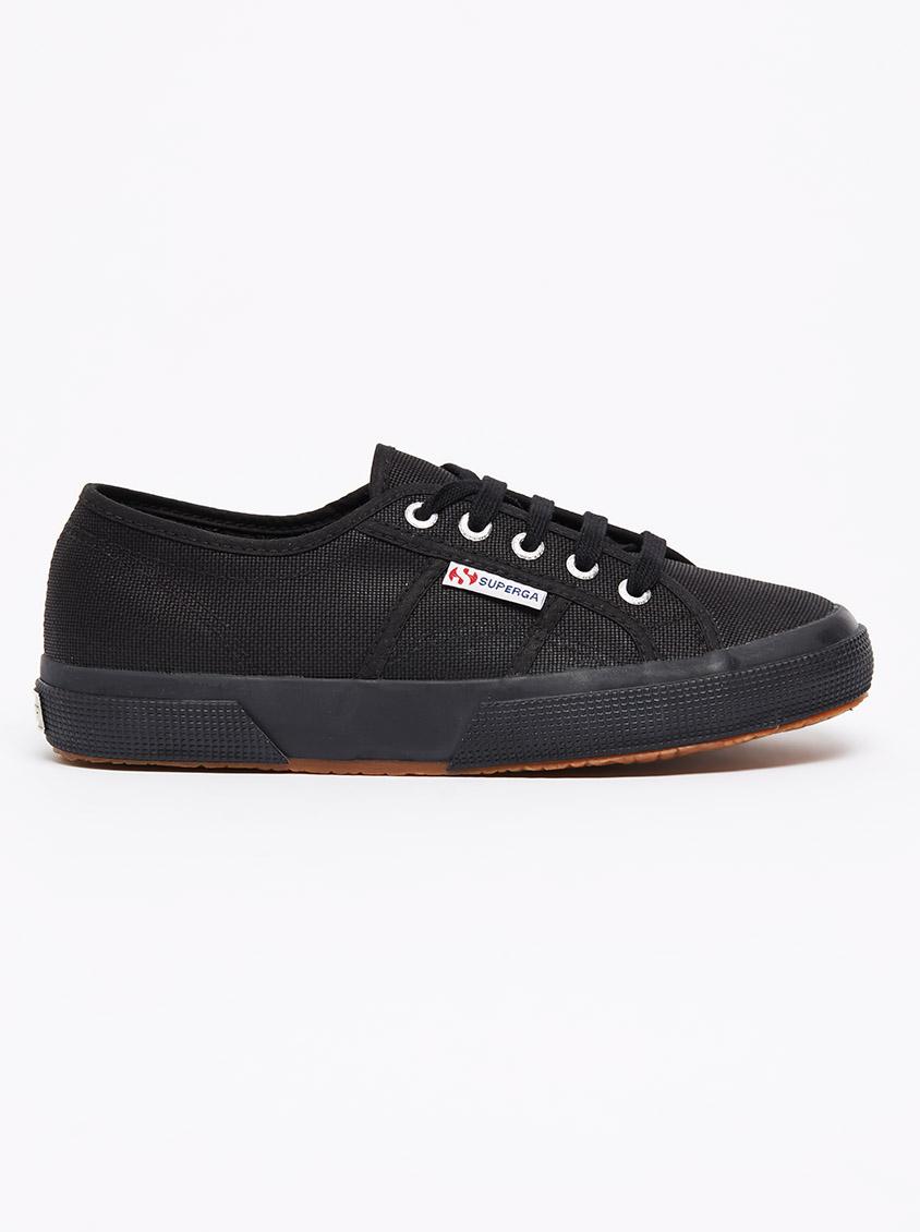 superga black canvas shoes