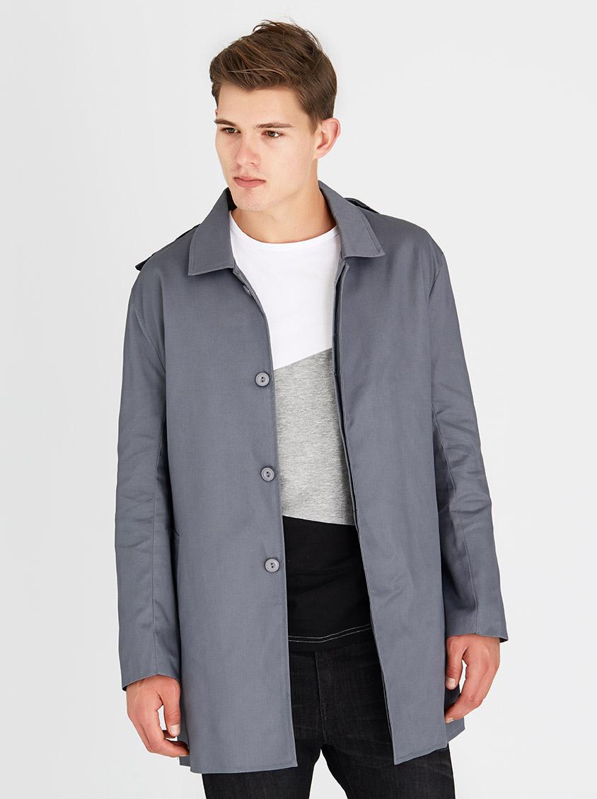 Hooded Overcoat Grey STYLE REPUBLIC Jackets | Superbalist.com